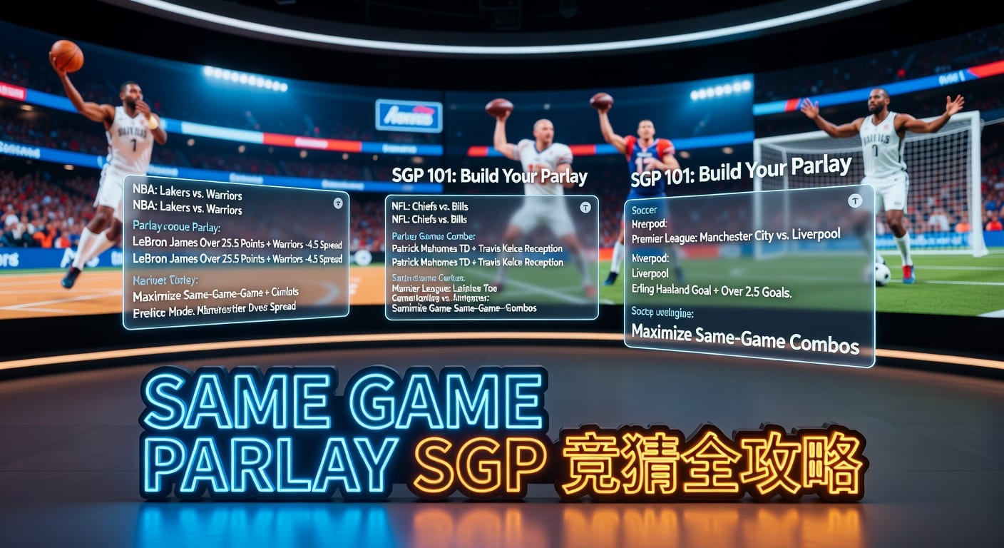 超级过关 same game parlay SGP投注技巧解析
