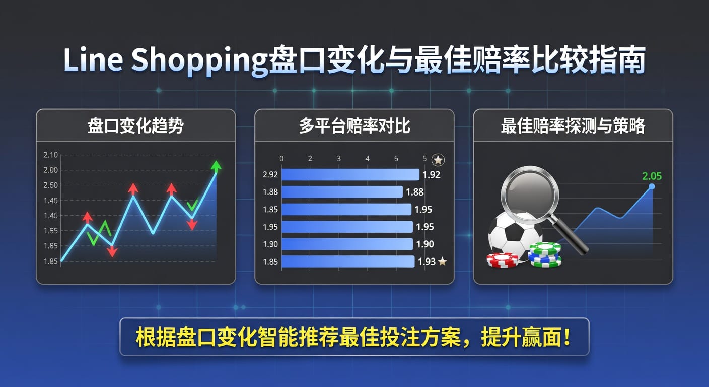 line shopping 盘口变化与最佳赔率比较：2026年实战解读